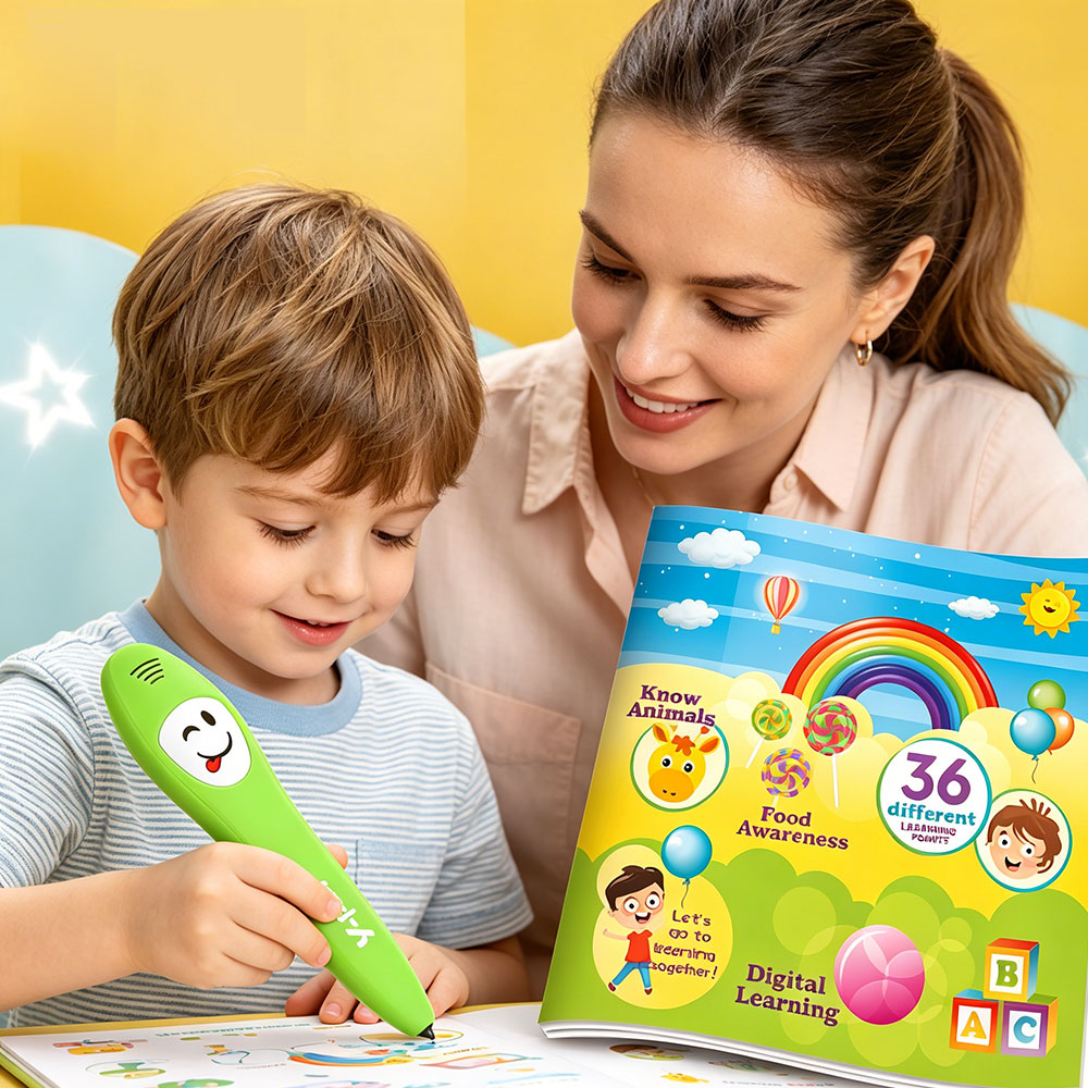 Kids Education Books - Q&A Talking Pen with Books, Learning