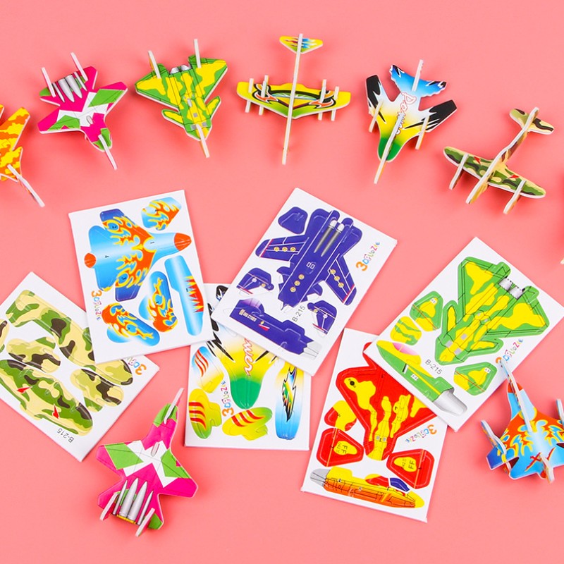10pcs Creative Cute Paper Plan - Educational Cartoon For Kids recension och pris