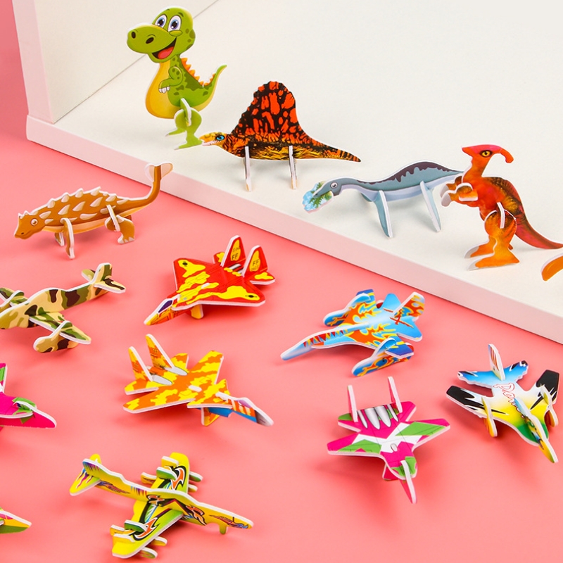 10pcs Creative Cute Paper Plan - Educational Cartoon For Kids recension och pris