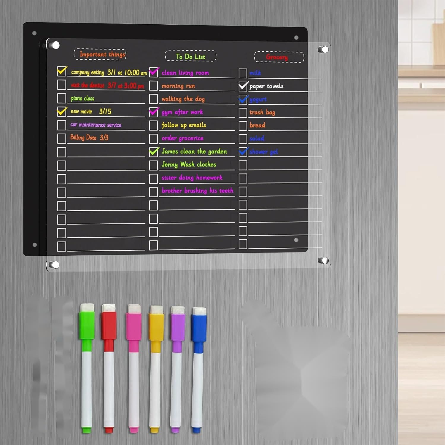 Magnetic Whiteboard Erasable A - Magnetic Letter Board recension och pris