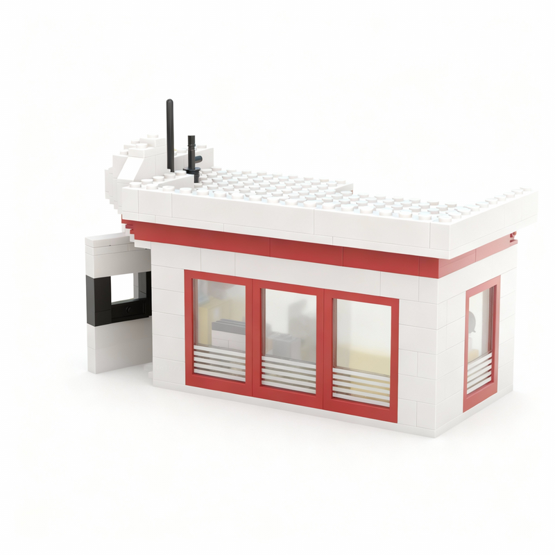 225pcs MOC Town Classic Commun - Kids Education Centre recension och pris