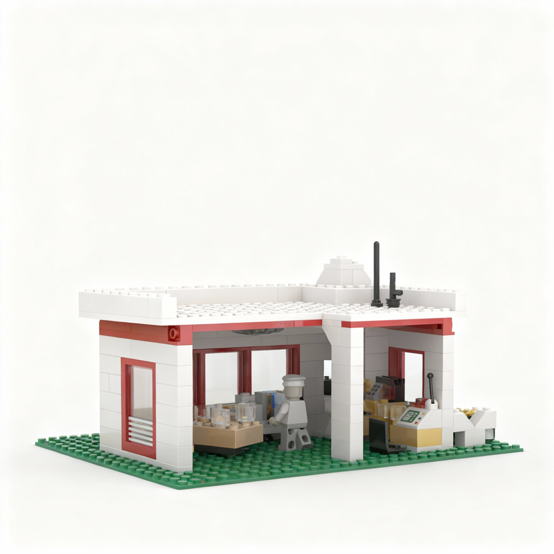 225pcs MOC Town Classic Commun - Kids Education Centre recension och pris