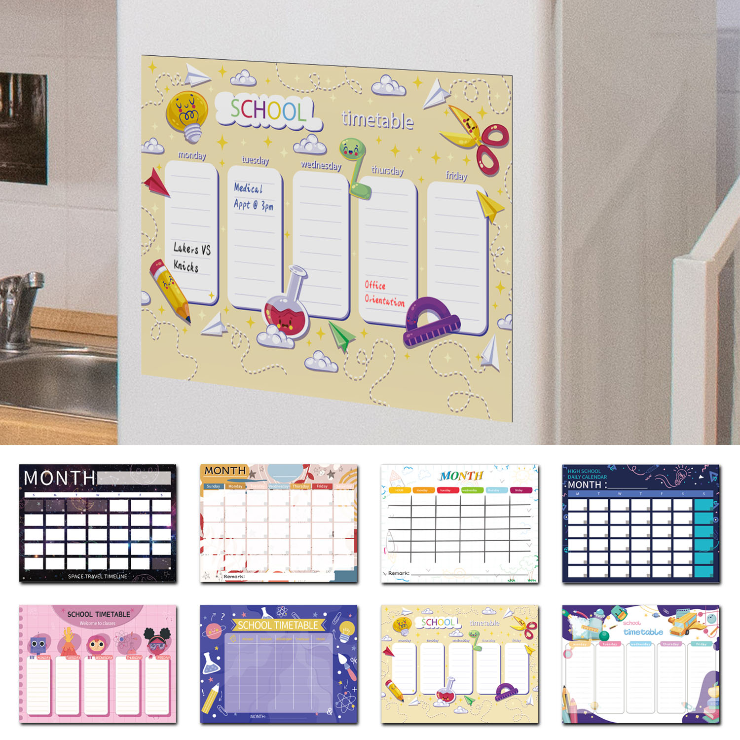 40x30cm Magnetic Erasable Frid - Magnetic Letter Board recension och pris