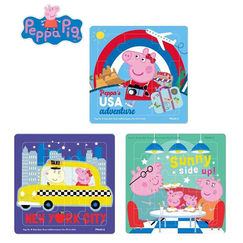Peppa pig Figures MINI Jigsaw  - Educational Cartoon For Kids recension och pris