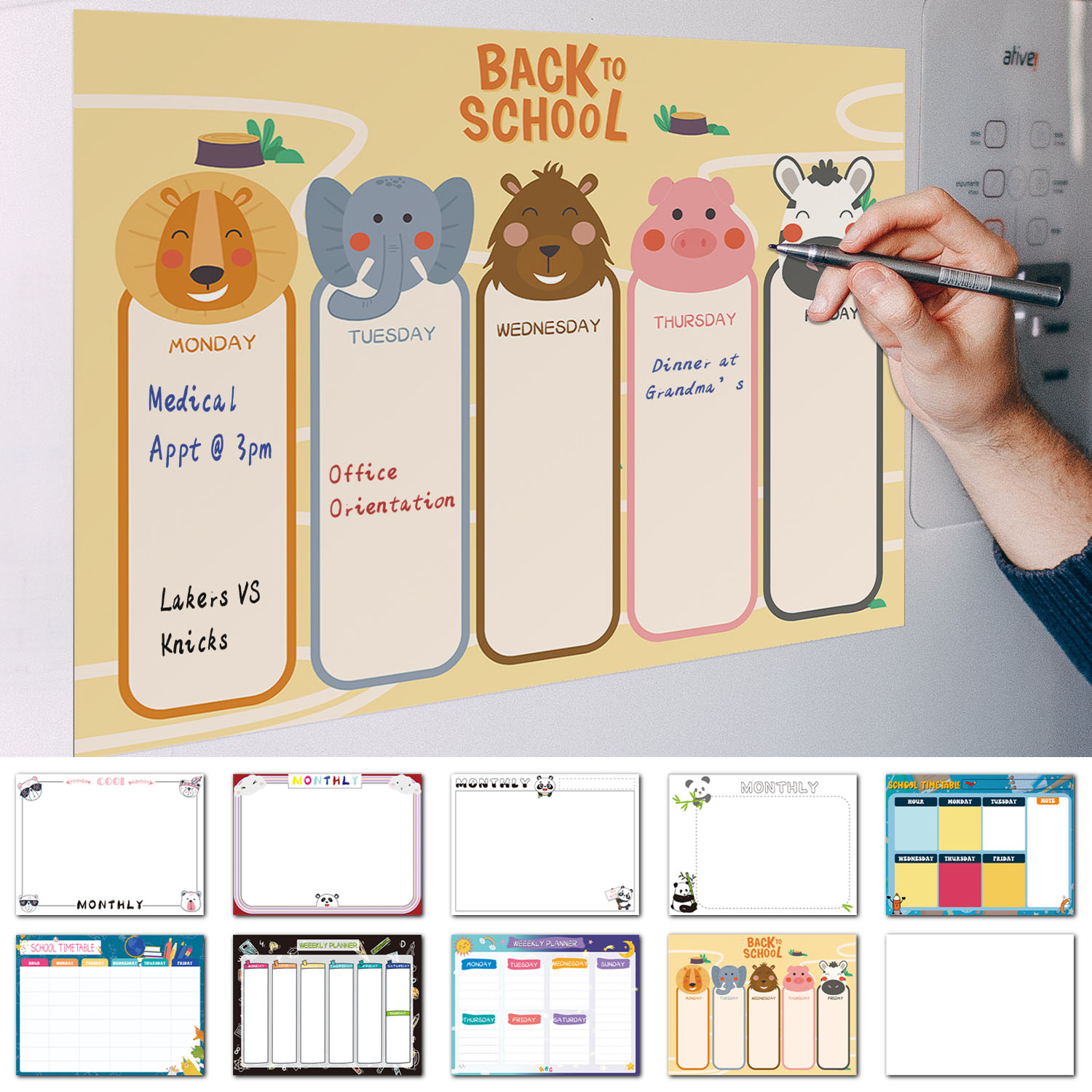 Household Reusable Magnetic Wh - Magnetic Letter Board recension och pris