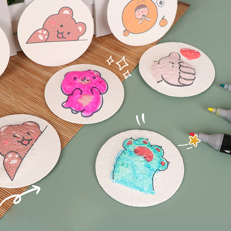 10Pcs 3D Magic Puffy Foam Text - Kids Education Drawing recension och pris