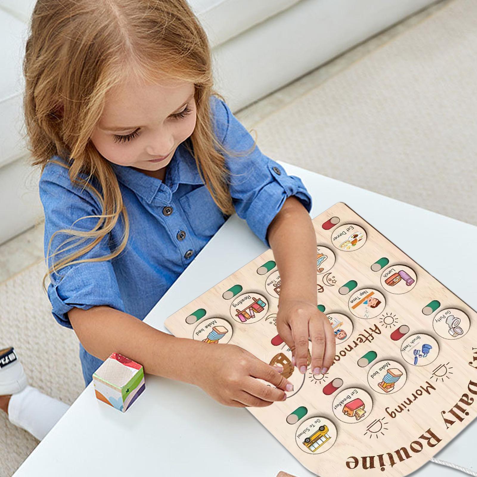 Routine Chart for Kids Morning - Kids Education Planner recension och pris