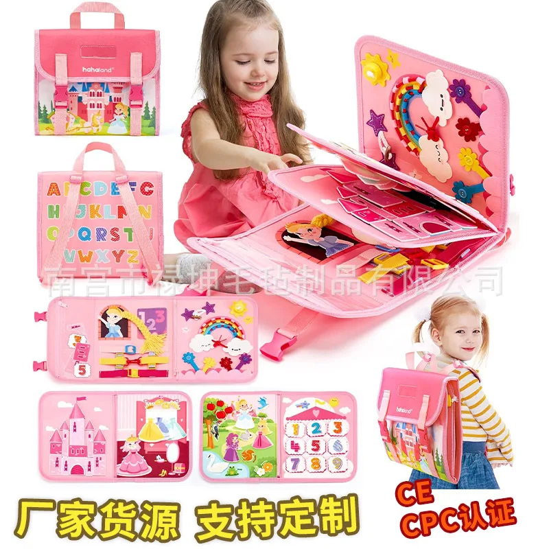 Princess Montessori Felt Busy  - Kids Education Books recension och pris