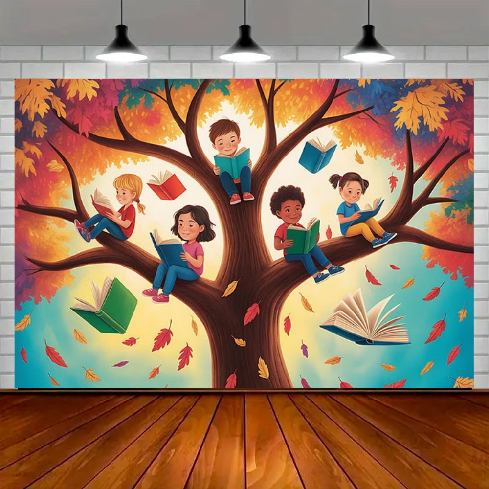 World Autumn Reading Day Party - Background For Kids Education recension och pris