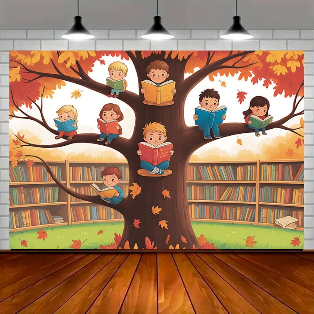 World Autumn Reading Day Party - Background For Kids Education recension och pris